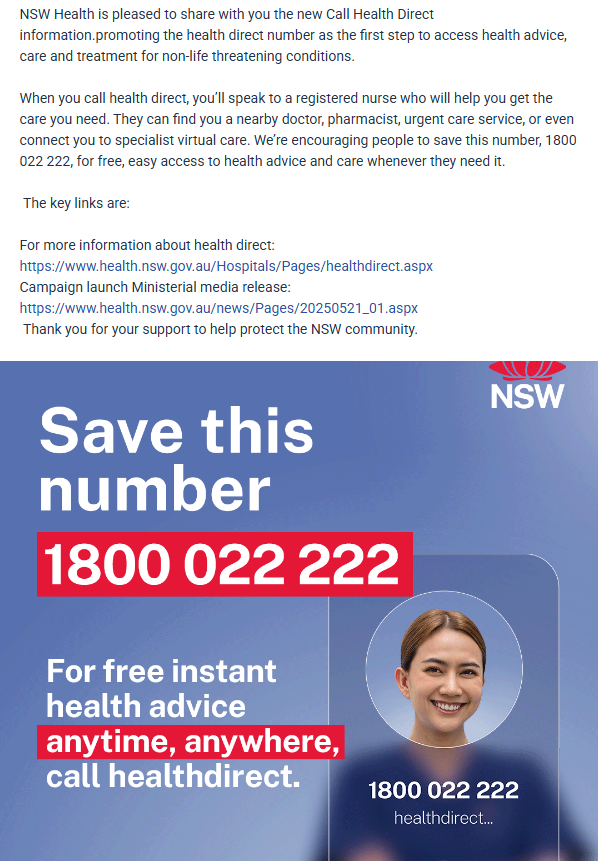 Free instant health advice