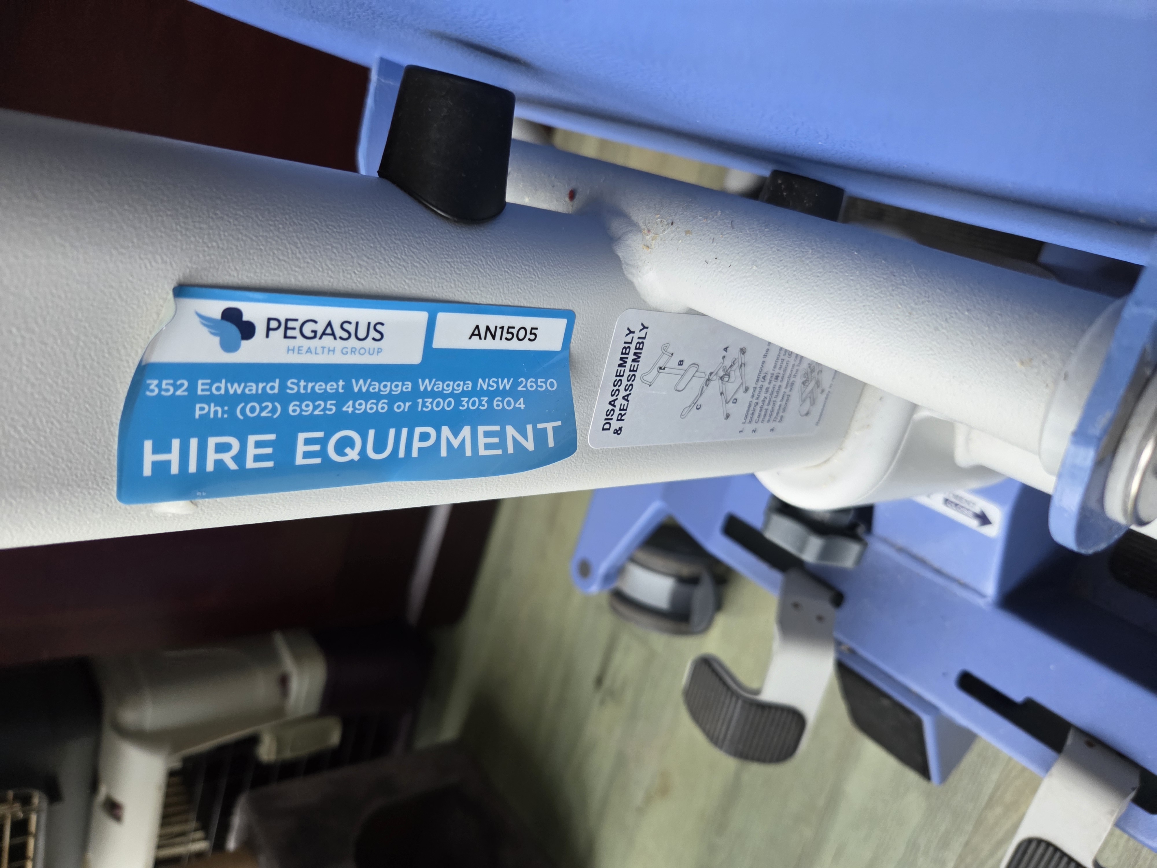 Pegasus Hire Equipment Sticker