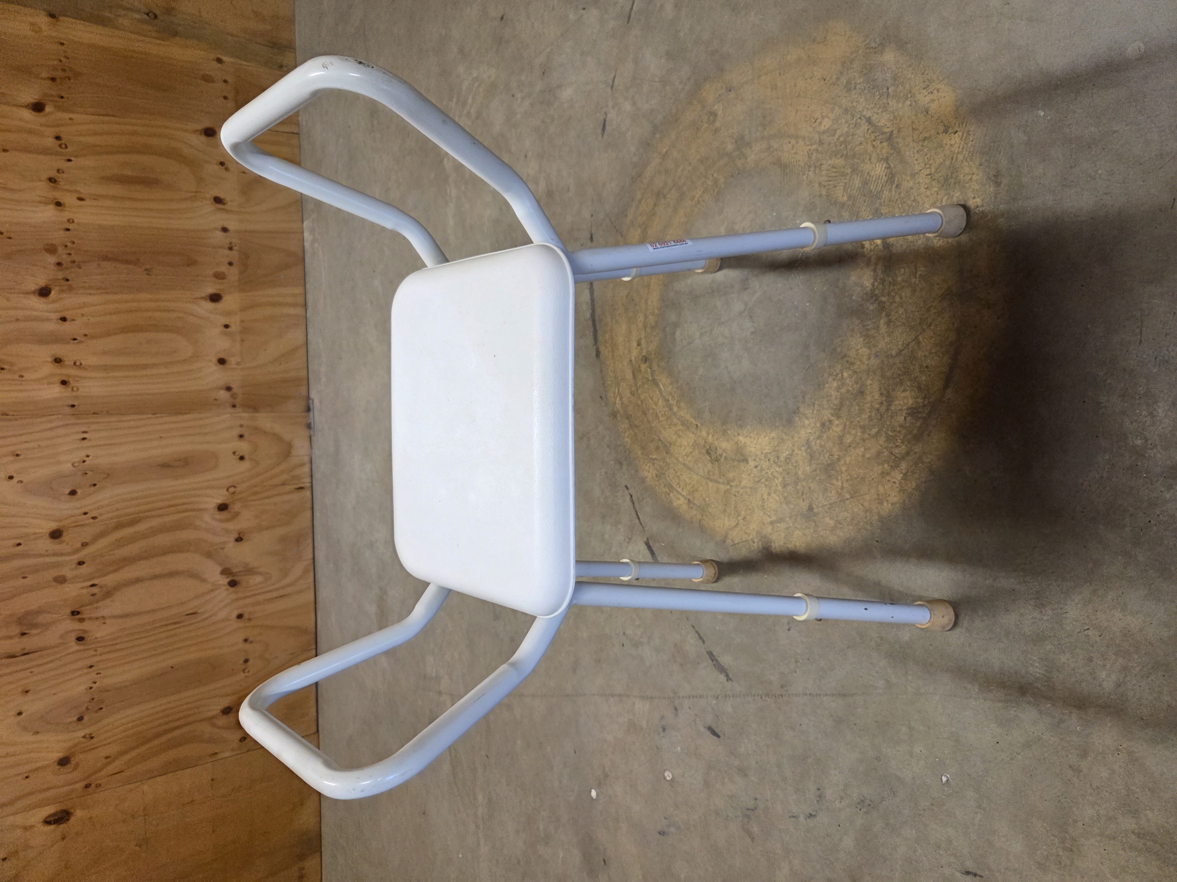 Adjustable Shower Stool with Arms