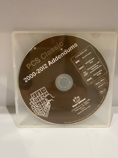 PCS Classic 2000-2012 Addendums