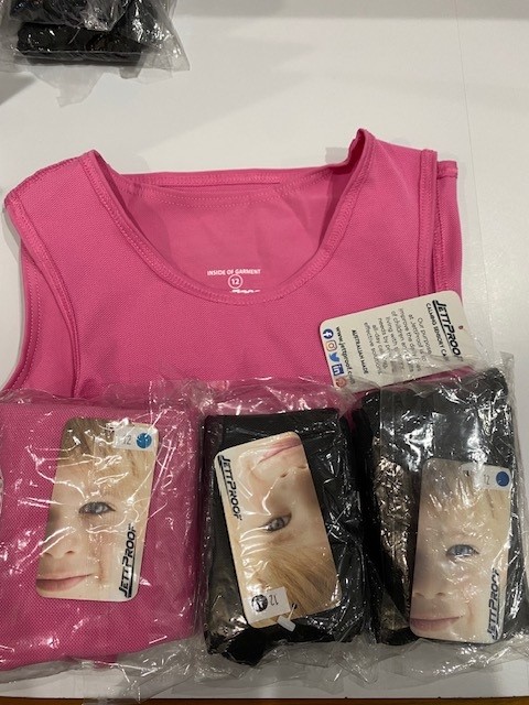 size 12 Jettproof sensory singlets